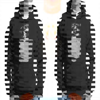 Chien Grand Bouvier Suisse En Poche Dog In Pocket Sweat à capuche - Cadeauxyz