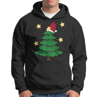 Christmas Tree Fir Christmas Children Christmas Stars Snow Kapuzenpullover - Geschenkecke