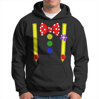 Clown Costume Group Costumes Carnival With Braces Bow Tie Kapuzenpullover - Geschenkecke