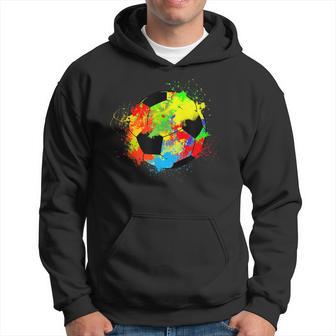 Colourful Football Ball Kapuzenpullover - Geschenkecke