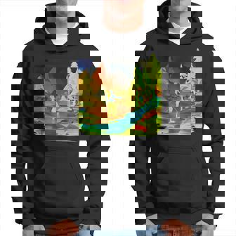 Conception De Paysage De Randonnée Montagne Arc-En-Ciel Sweat à capuche - Cadeauxyz