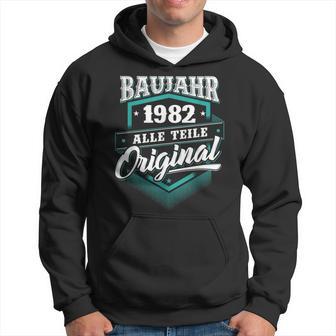 Construction Year 1982 All Parts Original Birthday Kapuzenpullover - Geschenkecke