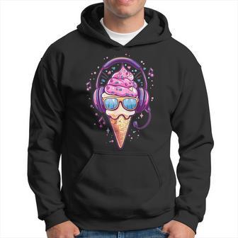 Cool Ice Cream With Sunglasses I Ice Cream Kapuzenpullover - Geschenkecke