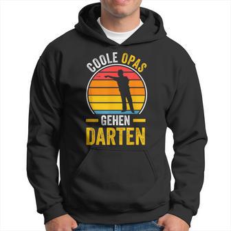 Cool Opas Going Dart Grandpa Dart Kapuzenpullover - Geschenkecke