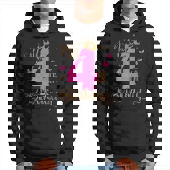 Corona De Cumpleaños Para 4 Años Diseño De Mariposas Sudadera - Regaloses