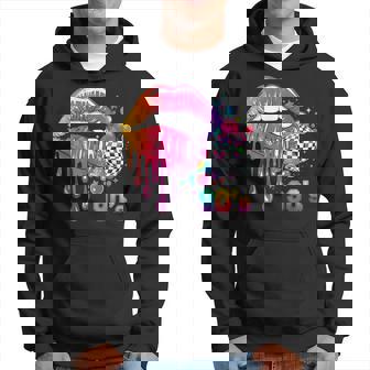 Costume De Carnaval Des Années 90 Lèvres Sweat à capuche - Cadeauxyz