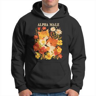 Cottagecore Coquette Oddly Specific Alpha Male Cats Kapuzenpullover - Geschenkecke