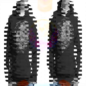 Couronne D'écureuil Et De Fleurs De Printemps Écureuil Amusant Et Mignon Sweat à capuche - Cadeauxyz