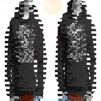 Crâne Santa Muerte Faucheuse Sweat à capuche - Cadeauxyz