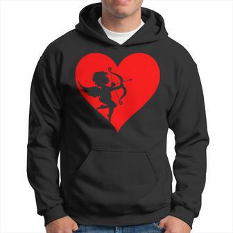 Cupid With Bow And Arrow Fun Love Heart Kapuzenpullover - Geschenkecke