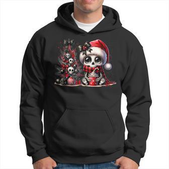 Cute Skeleton Skull Christmas Gothic Christmas Tree Kapuzenpullover - Geschenkecke