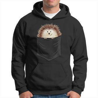 Casual Cute Spiky Hedgehog In Your Pocket Kapuzenpullover - Geschenkecke