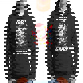 Dabbing Santa Claus Luces De Navidad Feliz Navidad Sudadera - Regaloses