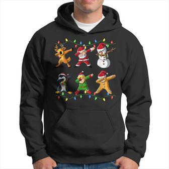 Dabbing Santa Elf Christmas Xmas Kapuzenpullover - Geschenkecke