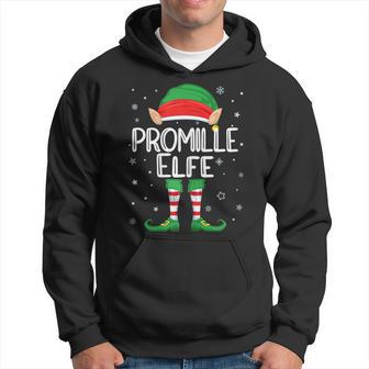 Damen Promille Elfe Kostüm Weihnachten Partnerlook Feiern Lustig Kapuzenpullover - Geschenkecke