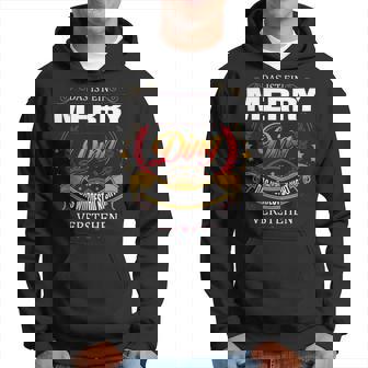 Das Ist Ein Merry Ding Das Würdest Du Nicht Verstehen Merry Name Kapuzenpullover - Seseable