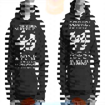 De Aniversario De Matrimonio 40 Años Sudadera - Regaloses