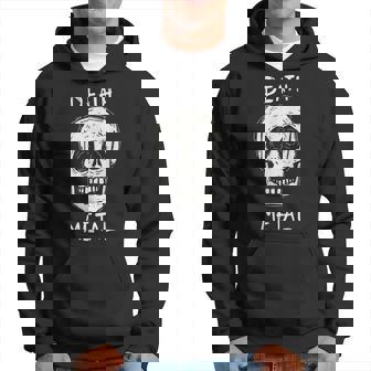 Death Metal Skull Deathcore Metalcore Heavy Metal Sweat à capuche - Cadeauxyz