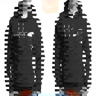 Déroulement Saut En Parachute Heartbeat Homme Parachutiste Sweat à capuche - Cadeauxyz