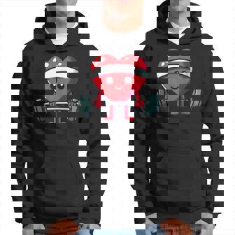 Día De Sanalentín Fuerte Corazón Levantamiento De Pesas Fitness Sudadera - Regaloses