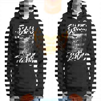 Dick Und Immer Durstig Bier Party Kapuzenpullover - Geschenkecke