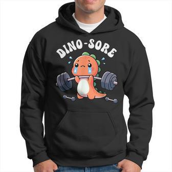 Dino Sore Gym Workout Fitness Weights Dinosaur Gym Kapuzenpullover - Geschenkecke