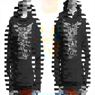 Disfraz De San Miguel Arcángel Ángeles San Patrón Sudadera - Regaloses