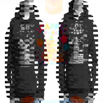 Divertida Fiesta De Cumpleaños De Cappy Birthday Para Amantes De Los Capibara Para Niñas Y Niños Sudadera - Regaloses