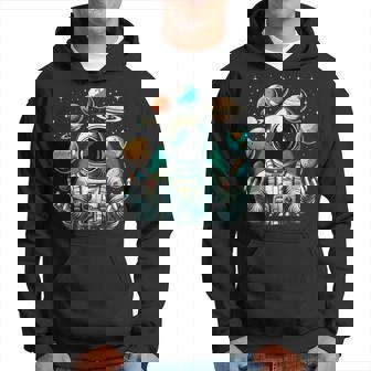 Divertido Astronauta Espacial Malabares Planetas Sistema Solar Niños Sudadera - Regaloses