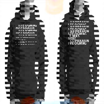 Divertido Odio Programar El Regalo De Codificación Para El Programador Sudadera - Regaloses