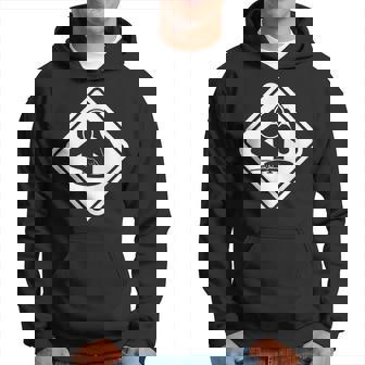 Dj Cartel De Advertencia Para Con Capucha Techno Sudadera - Regaloses