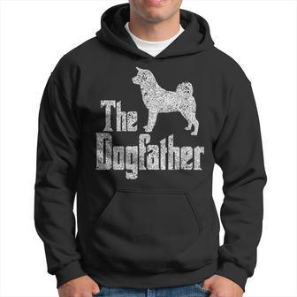 The Dogfather Akita Inu Dog Silhouette Kapuzenpullover - Geschenkecke