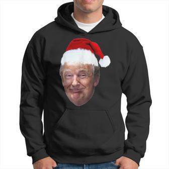 Donald Trump De Navidad Divertida Con Gorro De Papá Noel Sudadera - Regaloses
