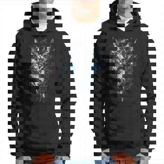 Dragón Ojos Azules Ojos Obras De Arte Dragón Sudadera - Regaloses