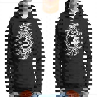 Dragon Yin Yang Noir Et Blanc Dragon Cercle Yin Yang Sweat à capuche - Cadeauxyz