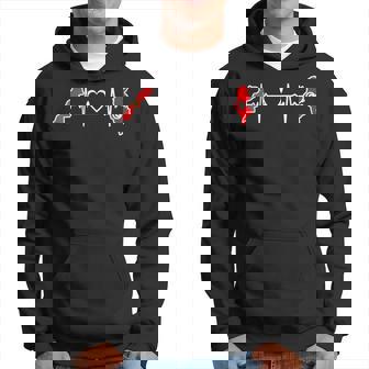 Drapeau Du Maroc Tunisie Battement Du Cœur Du Maroc Tunisie Sweat à capuche - Cadeauxyz