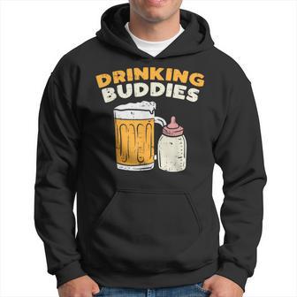 Drinkin Buddies Baby Bottle Son And Dad Matching Fathers Day Kapuzenpullover - Geschenkecke