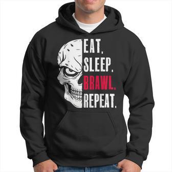 Eat Sleep Brawl Repeat ideo Game Kapuzenpullover - Geschenkecke