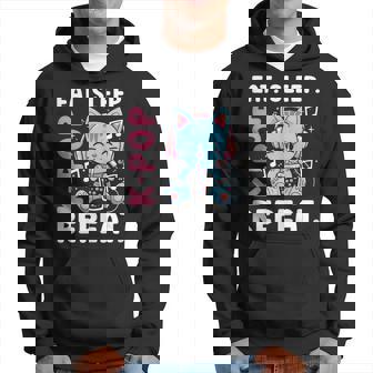 Eat Sleep K-Pop Repeat Coréen Pop Musique Chat Kawaii Mignon Sweat à capuche - Cadeauxyz