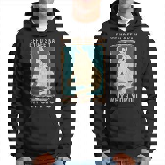 Eff You-See Kay Why Oh-You Chat De Yoga Humoristiqueintage Blanc Sweat à capuche - Cadeauxyz