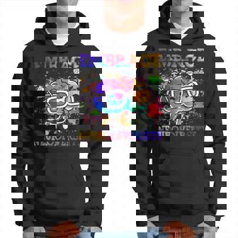 Embrace Neurodiversity Tdah Autismo Asd Mes De Concienciación Sobre El Cerebro Sudadera - Regaloses