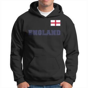 England With National Flag Flag On The Chest Kapuzenpullover - Geschenkecke