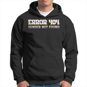 Error 404 Gender Not Found No Binary Ally Support Sudadera - Regaloses