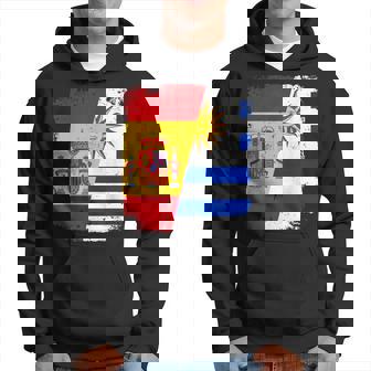 España Y Uruguay Bandera De Amor Y Amistad Diseñointage Sudadera - Regaloses
