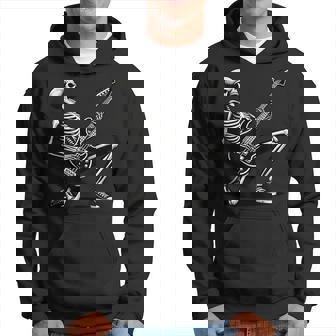 Esqueleto Tocando Guitarra Amante De La Música Rock And Roll Band Sudadera - Regaloses