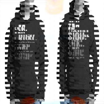 Evan L'original Lerai L'unique Cadeau Personnalisé Humour Sweat à capuche - Cadeauxyz