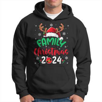 Family Christmas 2024 Santa Reindeer Matching Family Group Kapuzenpullover - Geschenkecke