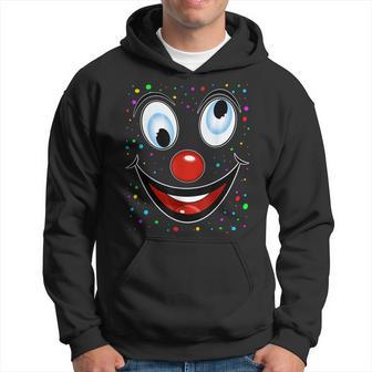 Fancy Dress Clown Face Outfit Clown Costume Carnival Kapuzenpullover - Geschenkecke