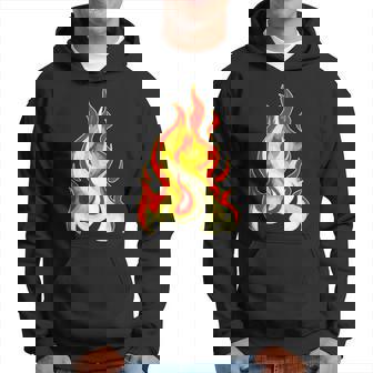 Fire Flame Blaze Kapuzenpullover - Seseable