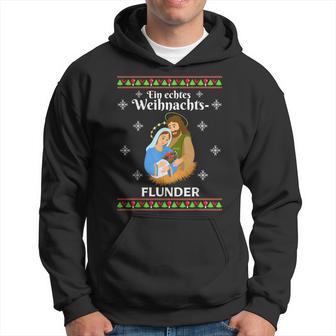 Flunder Fish Christmas Wonder Fishing Baltic Sea North Sea Kapuzenpullover - Geschenkecke